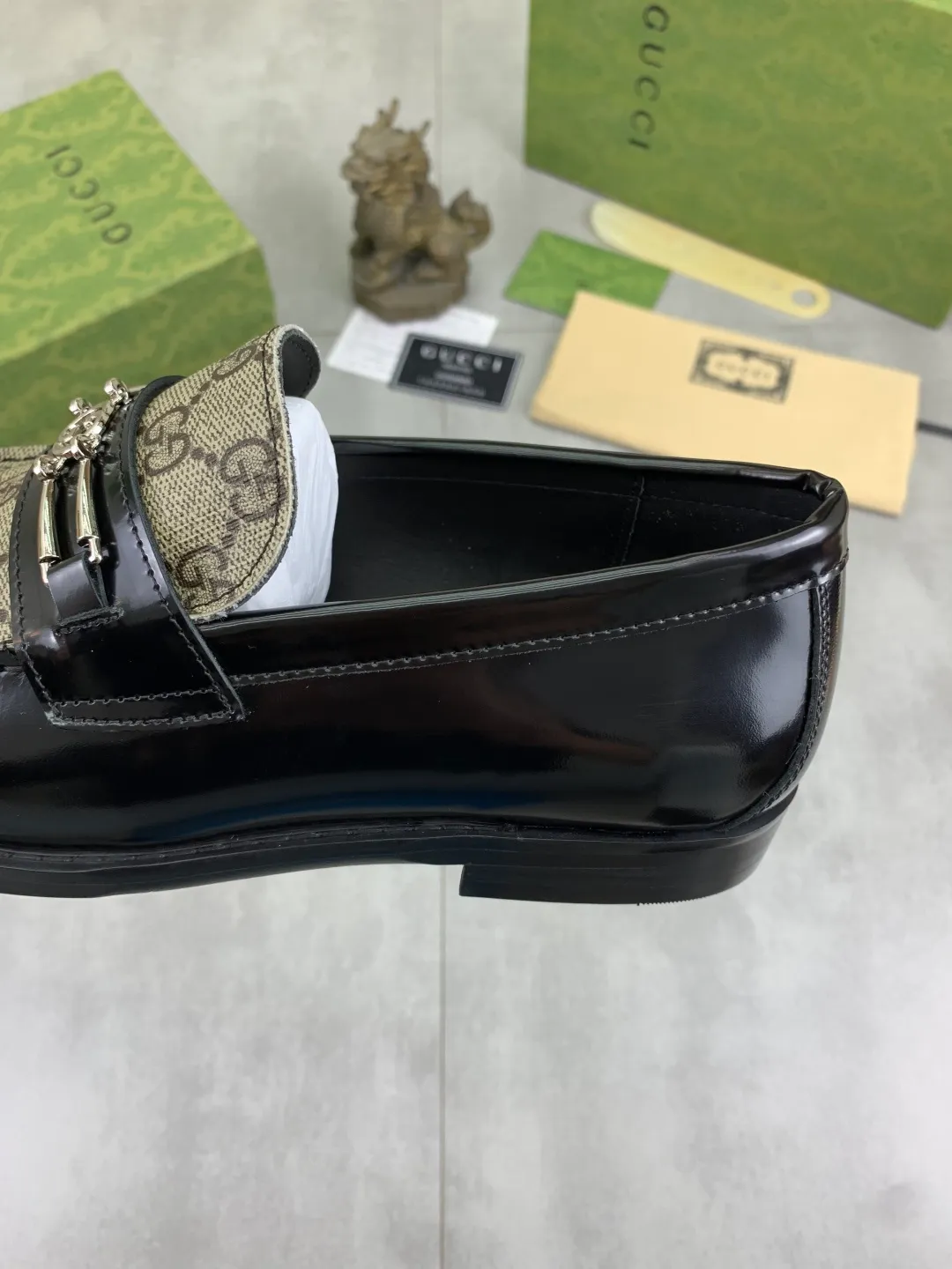 Men's men's shoes 💰P480 [New style] Water-dyed cowhide 💰💎💎💎 [Gucci] GUCCI high-end men's formal business leather shoes, original order 1:1 authentic goods! Original imported high-end open-edge beaded calfskin, original metal buckle, imported first-layer cowhide lining for feet, original outsole, men's shoe size: 38-45, 2️⃣ colors available